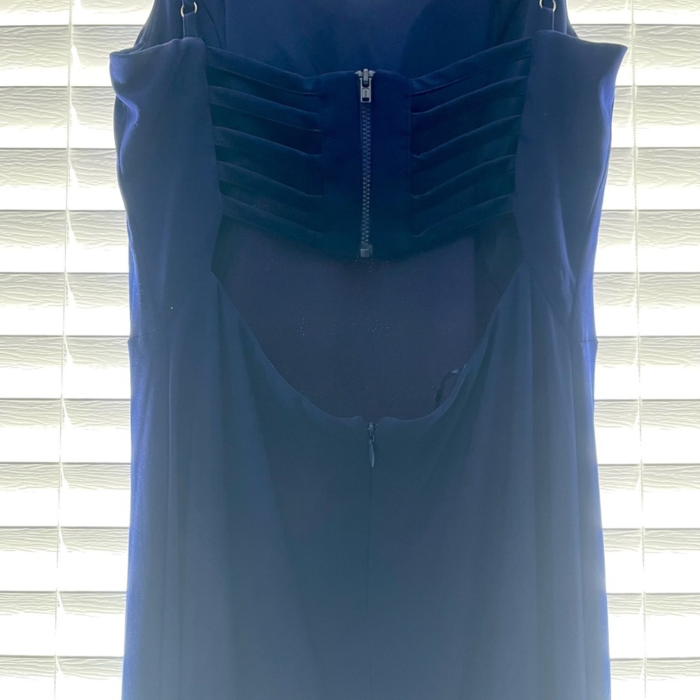 Morgan & Co. Elegant Blue Evening Gown Size 9 - Picture 8 of 11
